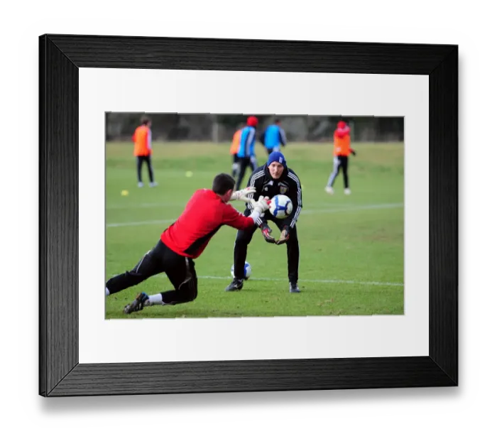 Framed Print : Bristol City First Team: 2010-11 Academy Training