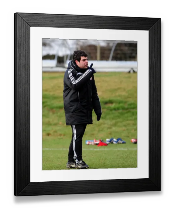 Framed Print : Building the Future: 2010-11 Academy Training - Bristol City First Team