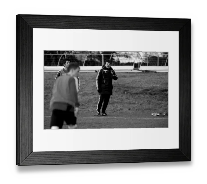 Framed Print : Bristol City First Team: Nurturing Future Stars - Academy Training Session, Season 10-11