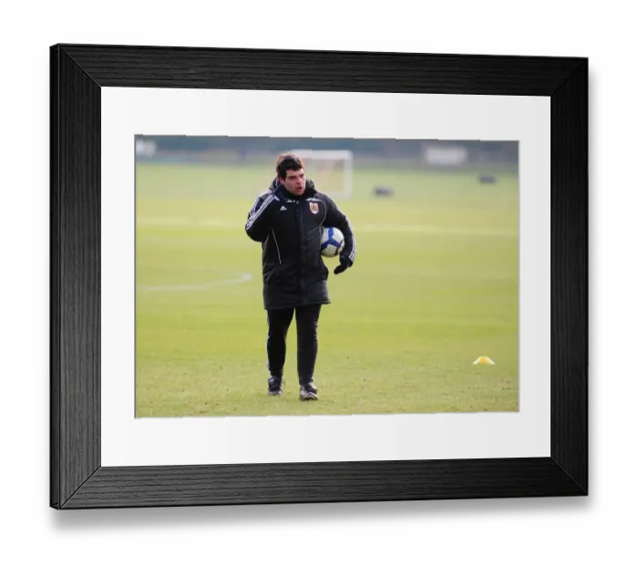 Framed Print : Building the Future: 2010-11 Academy Training - Bristol City First Team