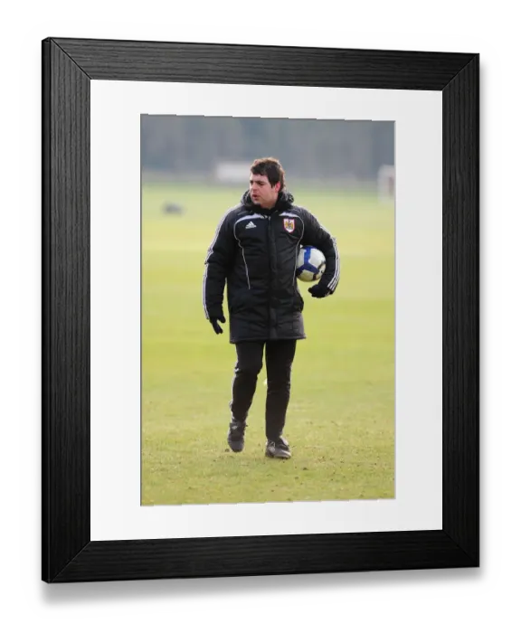 Framed Print : Building the Future: 2010-11 Academy Training - Bristol City First Team
