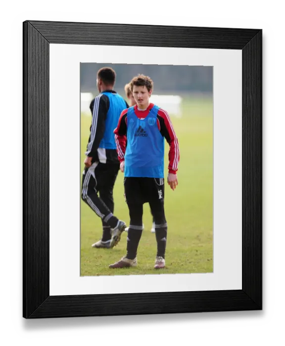 Framed Print : Nurturing Future Stars: Bristol City First Team Academy Training, Season 10-11