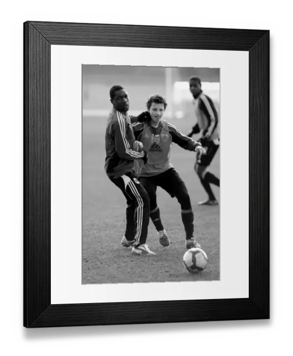 Framed Print : Nurturing Tomorrow's Stars: Bristol City First Team Academy Training, Season 10-11