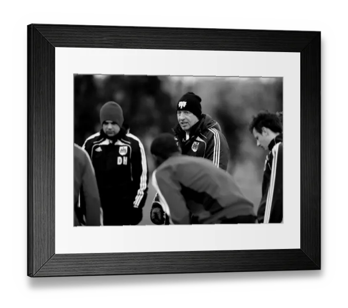 Framed Print : Building the Future: 2010-11 - Bristol City First Team Academy Training