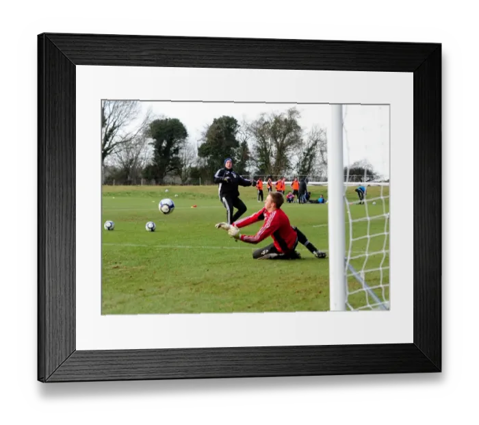Framed Print : Bristol City First Team: 2010-11 - Nurturing Tomorrow's Football Stars: Academy Training