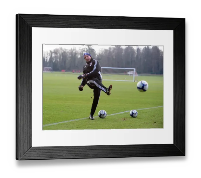 Framed Print : Bristol City First Team: Nurturing Future Talent - Academy Training 2010-11