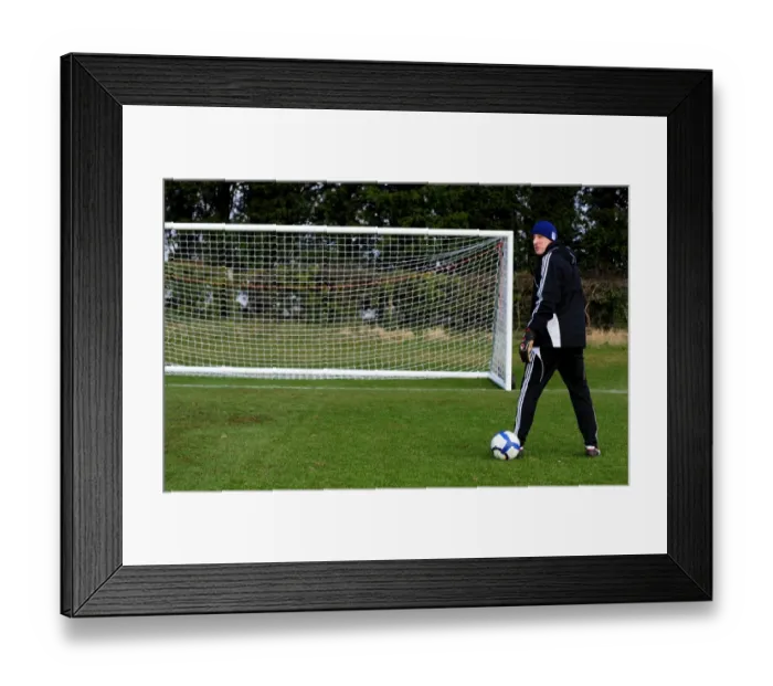 Framed Print : Nurturing Tomorrow's Football Stars: Bristol City First Team Academy Training - Season 10-11