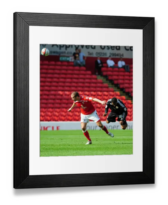 Framed Print : Barnsley vs. Bristol City: Nicky Maynard Foul by Stephen Foster - Championship Clash at Oakwell Stadium (09 / 04 / 2011) Framed Print : Barnsley vs. Bristol City: Nicky Maynard Foul by Stephen Foster - Championship Clash at Oakwell Stadium (09 / 04 / 2011)