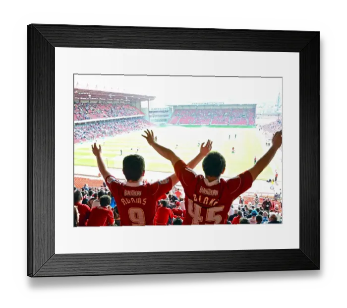 Framed Print : Bristol City vs. Barnsley: A Football Rivalry - Season 10-11