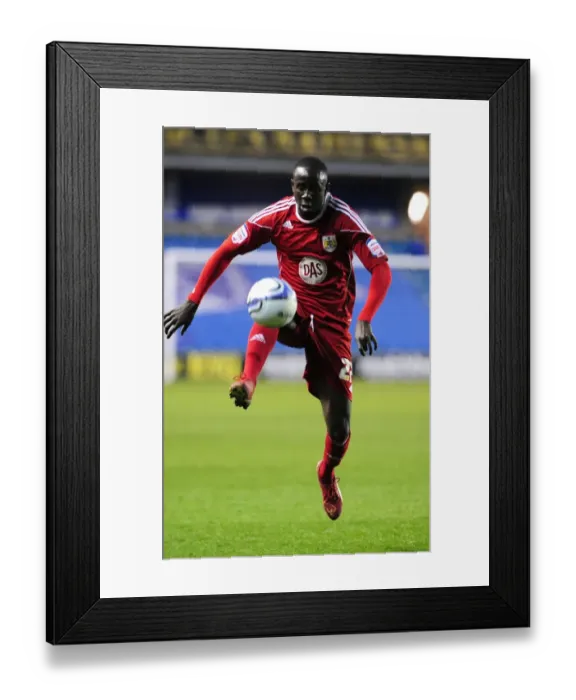 Framed Print : Adomah's Determination: Millwall vs. Bristol City, Championship Showdown (12-04-2011) Framed Print : Adomah's Determination: Millwall vs. Bristol City, Championship Showdown (12-04-2011)