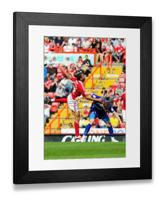 Framed Print : Bristol City vs Ipswich Town: Lewin Nyatanga vs Connor Wickham - Championship Battle at Ashton Gate, 16th April 2011 Framed Print : Bristol City vs Ipswich Town: Lewin Nyatanga vs Connor Wickham - Championship Battle at Ashton Gate, 16th April 2011