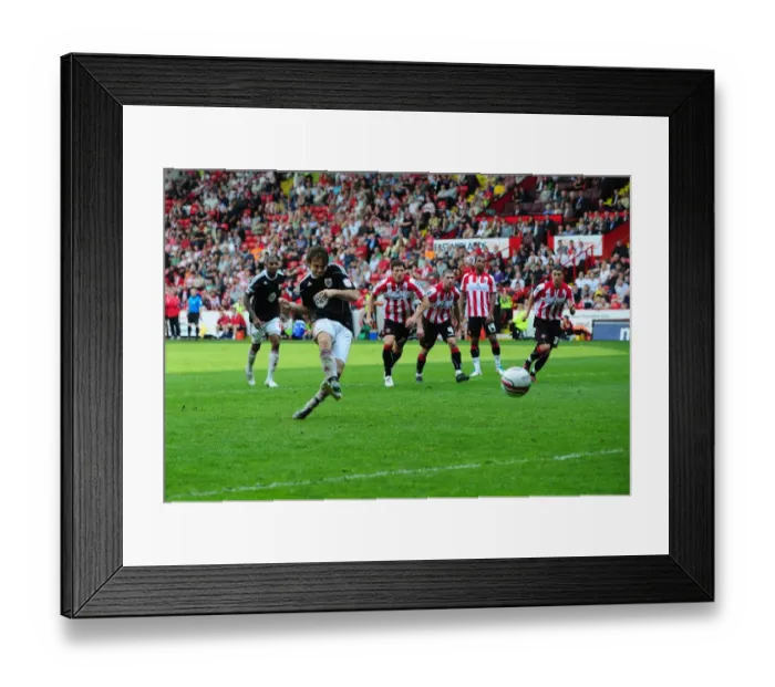 Framed Print : Brett Pitman Scores Penalty: Sheffield United vs. Bristol City (Championship, 23 / 04 / 2011) Framed Print : Brett Pitman Scores Penalty: Sheffield United vs. Bristol City (Championship, 23 / 04 / 2011)