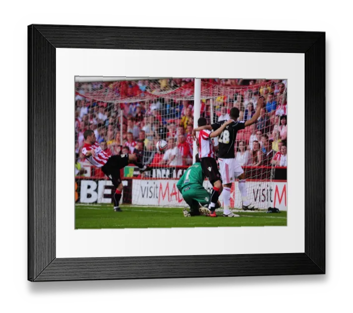 Framed Print : Brett Pitman's Fortuitous Corner: Own Goal by Steve Simonsen Shifts Championship Match in Favor of Bristol City (23rd April 2011) Framed Print : Brett Pitman's Fortuitous Corner: Own Goal by Steve Simonsen Shifts Championship Match in Favor of Bristol City (23rd April 2011)