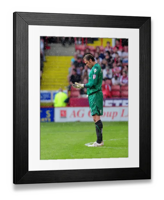 Framed Print : Dejected Simonsen Scores Own Goal: Sheffield United vs. Bristol City, Championship 2011