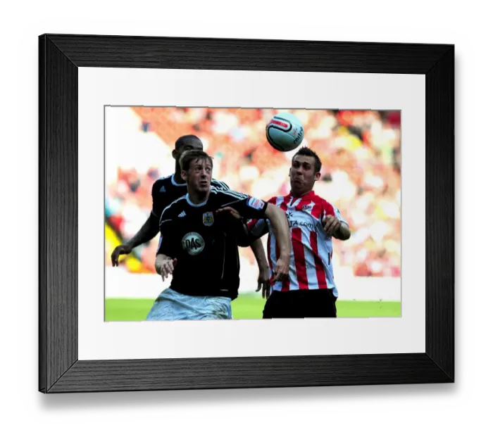 Framed Print : Battling for Supremacy: Jon Stead vs. Shane Duffy at Bramall Lane - Sheffield United vs. Bristol City, Championship 2011 Framed Print : Battling for Supremacy: Jon Stead vs. Shane Duffy at Bramall Lane - Sheffield United vs. Bristol City, Championship 2011