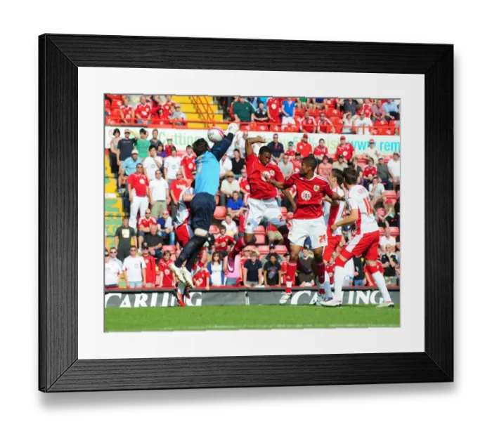 Framed Print : Heartbreak for Marlon Jackson: Disallowed Goal in Bristol City's Championship Clash against Nottingham Forest (25 / 04 / 2011) Framed Print : Heartbreak for Marlon Jackson: Disallowed Goal in Bristol City's Championship Clash against Nottingham Forest (25 / 04 / 2011)
