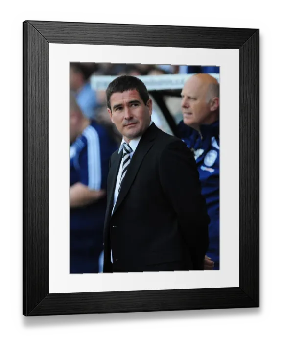 Framed Print : Nigel Clough Faces Off Against Bristol City in Championship Showdown at Pride Park, 2011 Framed Print : Nigel Clough Faces Off Against Bristol City in Championship Showdown at Pride Park, 2011