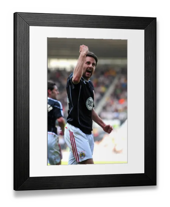 Framed Print : Bristol City's Cole Skuse Scores Decisive Second Goal vs. Derby County in Championship Match (April 2011) Framed Print : Bristol City's Cole Skuse Scores Decisive Second Goal vs. Derby County in Championship Match (April 2011)