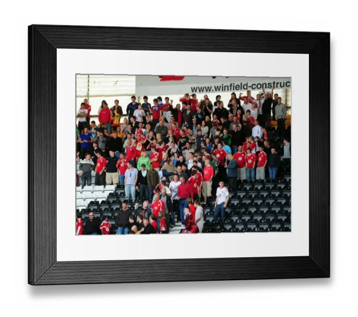 Framed Print : Thrilling Championship Victory: Euphoric Bristol City Fans Celebrate at Derby County's Pride Park (April 30, 2011) Framed Print : Thrilling Championship Victory: Euphoric Bristol City Fans Celebrate at Derby County's Pride Park (April 30, 2011)
