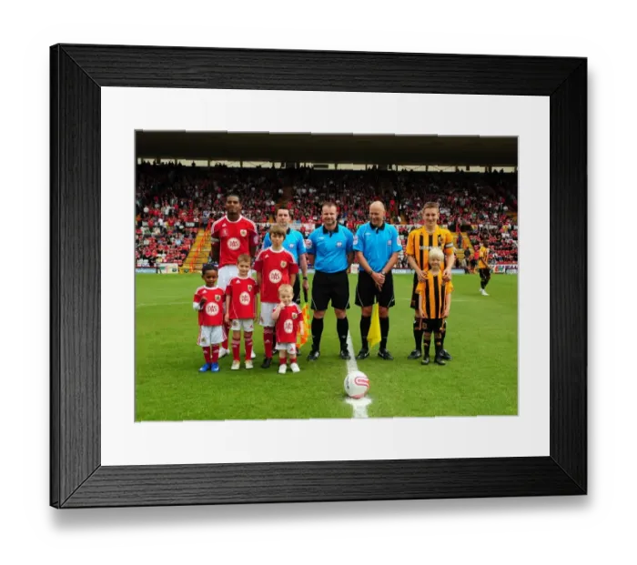 Framed Print : Championship Showdown: Bristol City vs Hull City at Ashton Gate Stadium - May 7, 2011
