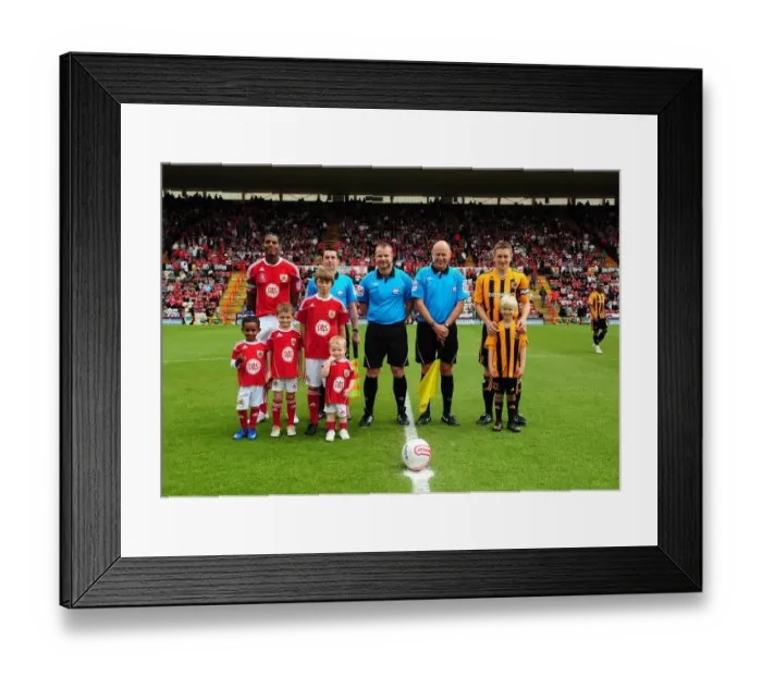 Framed Print : Championship Showdown: Bristol City vs Hull City at Ashton Gate Stadium - May 7, 2011