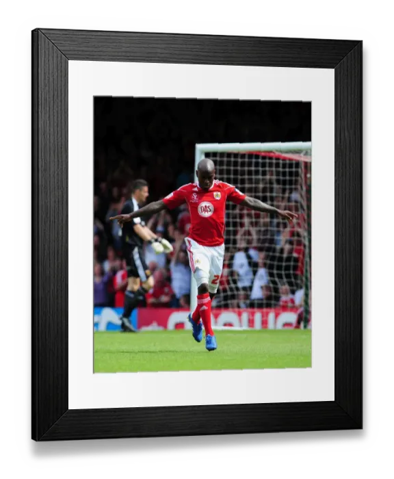 Framed Print : Championship Glory: Jamal Campbell-Ryce's Last-Minute Goal for Bristol City (07-05-2011)