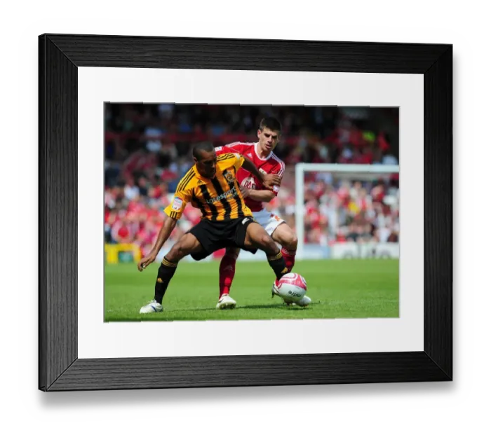 Framed Print : Bristol City vs Hull City: Edwards vs Simpson Battle in Championship Clash at Ashton Gate, 07 / 05 / 2011 Framed Print : Bristol City vs Hull City: Edwards vs Simpson Battle in Championship Clash at Ashton Gate, 07 / 05 / 2011