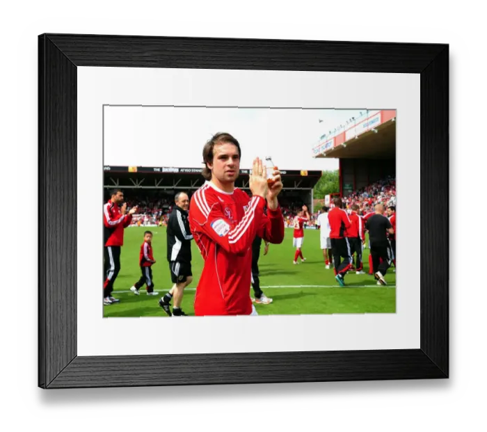 Framed Print : Championship Showdown: Bristol City vs Hull City at Ashton Gate Stadium - May 7, 2011