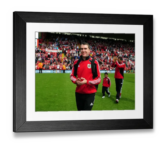 Framed Print : Championship Showdown: Bristol City vs Hull City at Ashton Gate Stadium - May 7, 2011