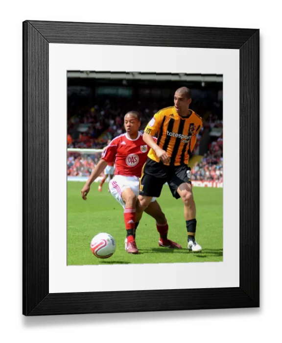 Framed Print : Bristol City vs Hull City Rivalry: A Clash of Football Titans - Season 10-11 Framed Print : Bristol City vs Hull City Rivalry: A Clash of Football Titans - Season 10-11