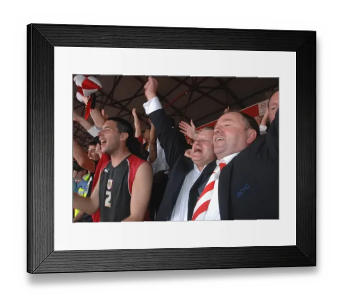 Framed Print : Bristol City FC: Gary Johnson and Steve Lansdown Celebrate Promotion Success Framed Print : Bristol City FC: Gary Johnson and Steve Lansdown Celebrate Promotion Success