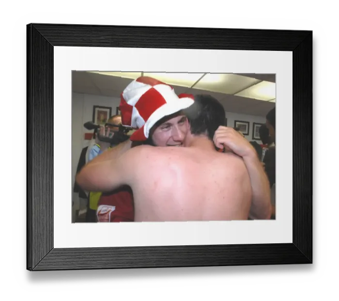 Framed Print : Bradley Orr and David Noble: Leading Bristol City FC to Promotion