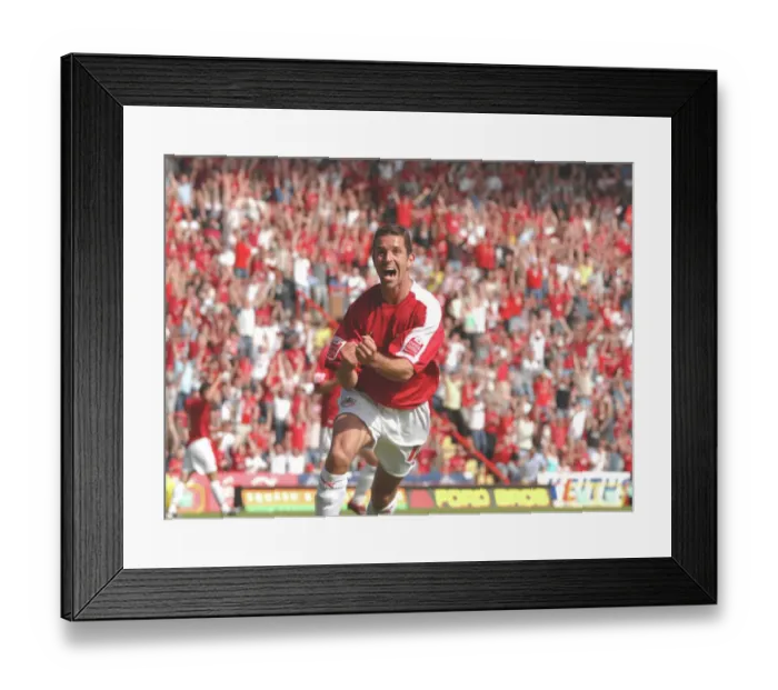 Framed Print : Bristol City's Alex Russell Celebrates Promotion to Championship Framed Print : Bristol City's Alex Russell Celebrates Promotion to Championship