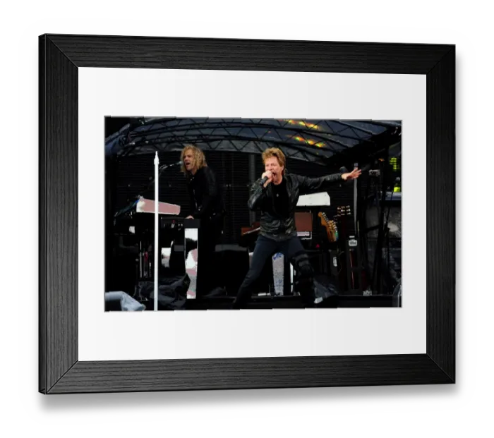 Framed Print : Bon Jovi Ashton Gate 009