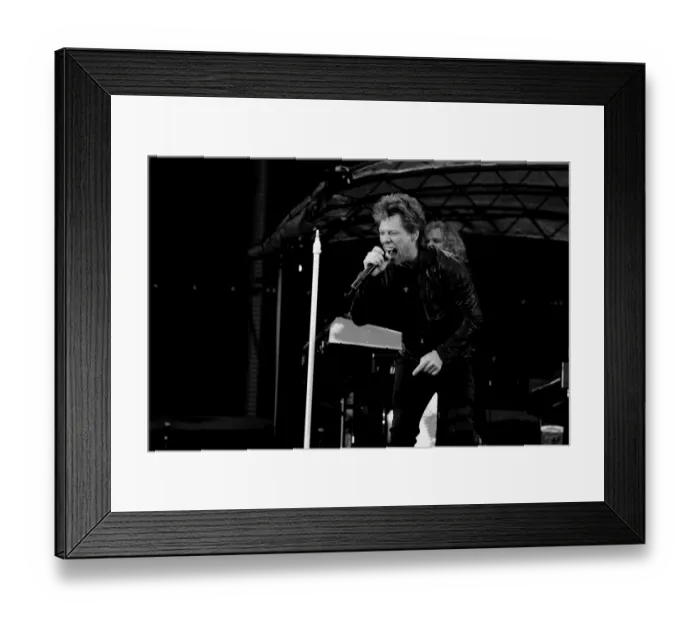 Framed Print : Bon Jovi Ashton Gate 011
