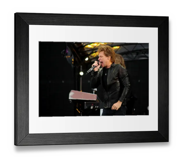 Framed Print : Bon Jovi Ashton Gate 023