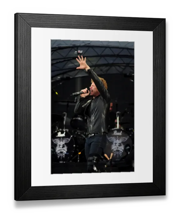 Framed Print : Bon Jovi Ashton Gate 024