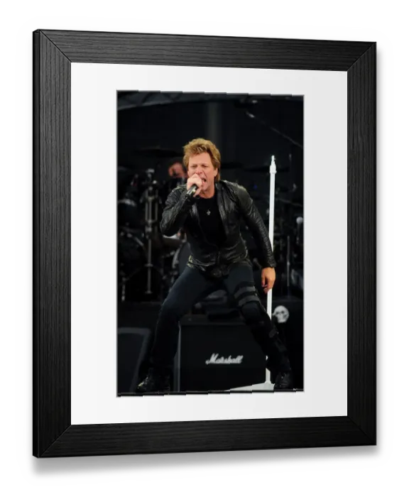 Framed Print : Bon Jovi Ashton Gate 026