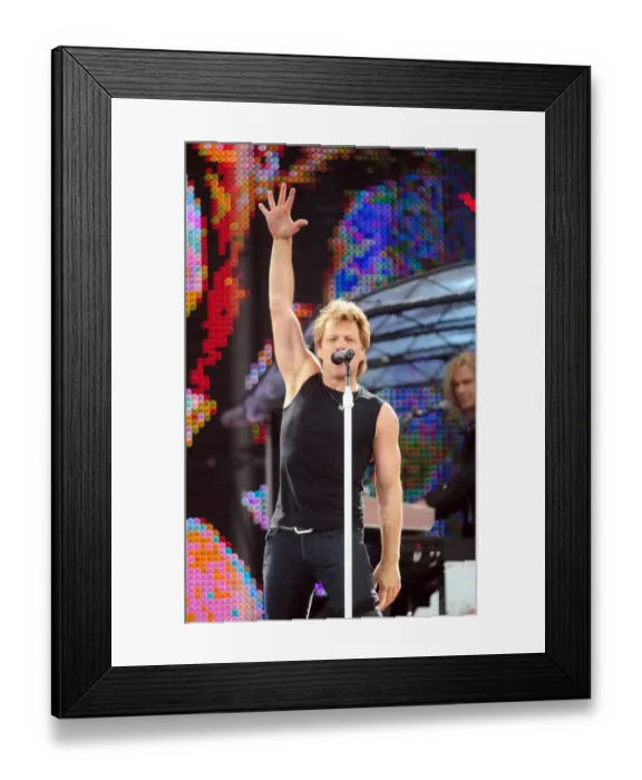 Framed Print : Bon Jovi Ashton Gate 038 Framed Print : Bon Jovi Ashton Gate 038