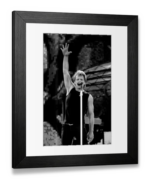 Framed Print : Bon Jovi Ashton Gate 038 2