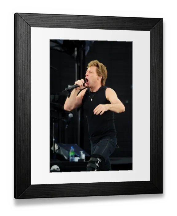 Framed Print : Bon Jovi Ashton Gate 048 Framed Print : Bon Jovi Ashton Gate 048