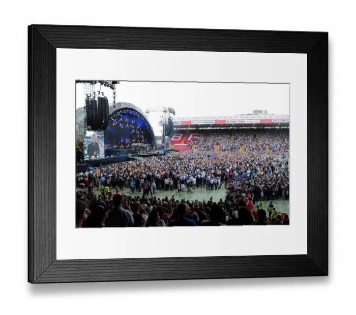 Framed Print : Bon Jovi Ashton Gate 059