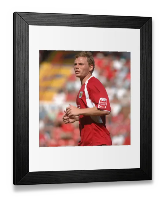 Framed Print : Brian Wilson Clashes with QPR: A Moment from the Bristol City vs. QPR Match Framed Print : Brian Wilson Clashes with QPR: A Moment from the Bristol City vs. QPR Match
