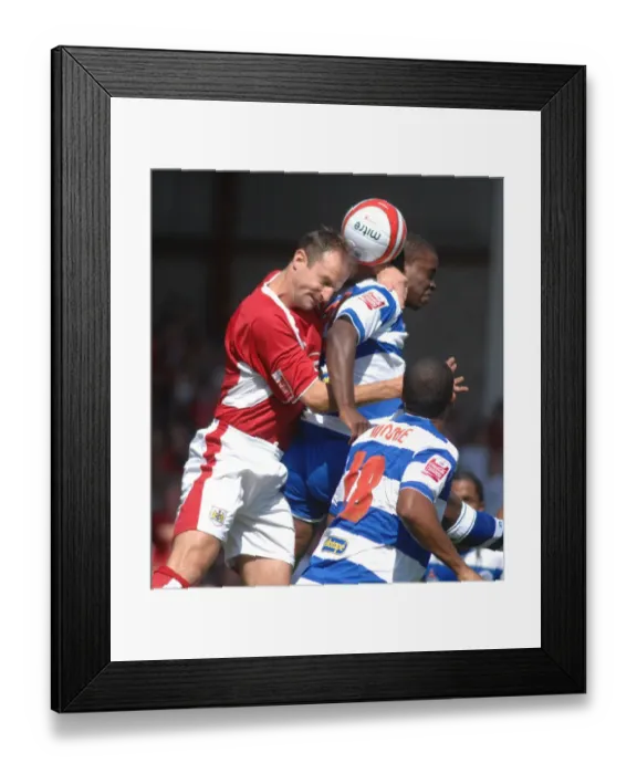 Framed Print : Louis Carey in Action: Bristol City vs QPR Framed Print : Louis Carey in Action: Bristol City vs QPR