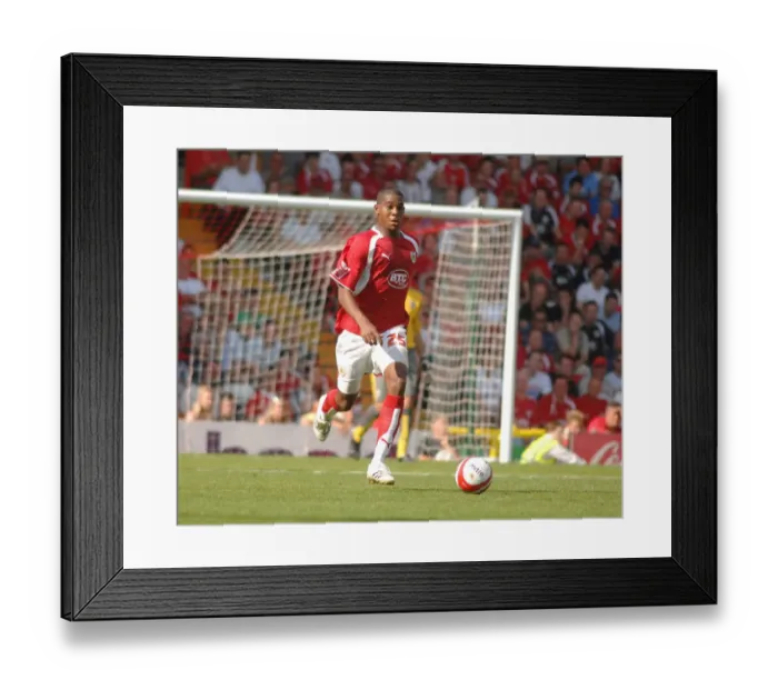 Framed Print : Bristol City vs QPR: Marvin Elliott in Action
