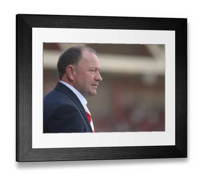Framed Print : Gary Johnson in Action: A Football Rivalry - Bristol City vs. QPR Framed Print : Gary Johnson in Action: A Football Rivalry - Bristol City vs. QPR