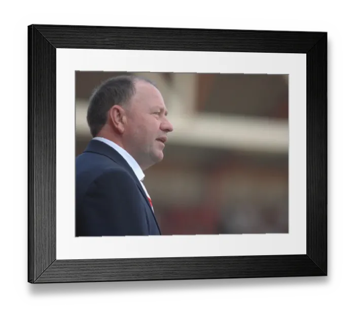 Framed Print : Gary Johnson in Action: Bristol City vs. QPR Framed Print : Gary Johnson in Action: Bristol City vs. QPR