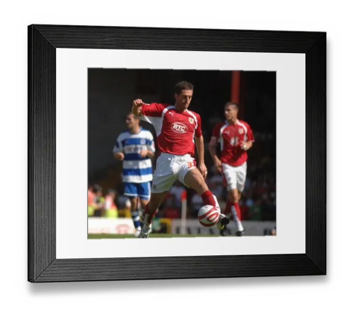 Framed Print : Jamie McAllister in Action: Bristol City vs QPR