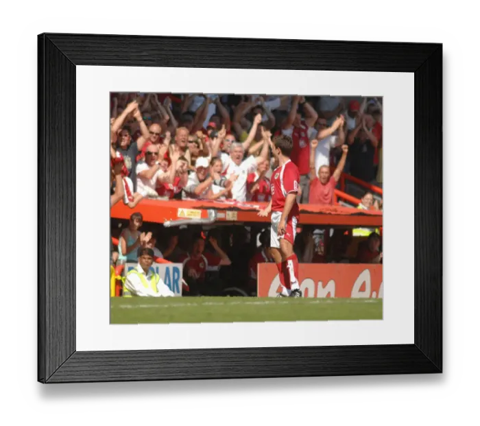 Framed Print : Lee Johnson Celebration-QPR Framed Print : Lee Johnson Celebration-QPR