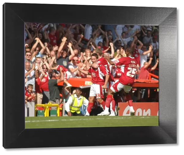 Bristol City FC: Lee Johnson's Triumphant Celebration After Securing Victory Over QPR